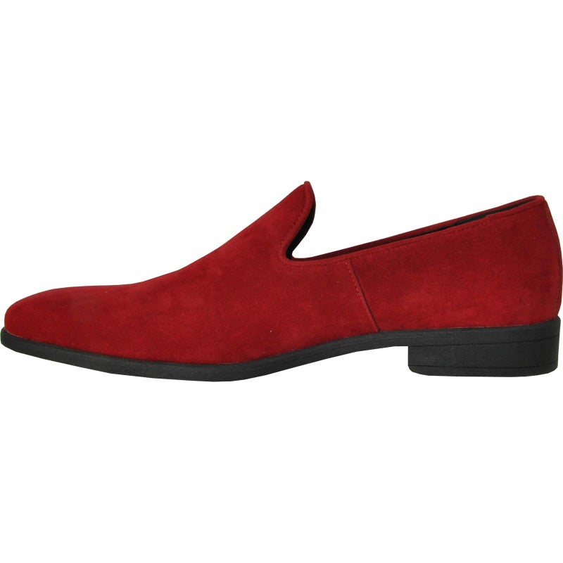 VANGELO Men Dress Shoe King-5 Loafer Slip-on Formal Tuxedo for Prom Wedding Ortholite Insole Red Size 11M - Image 4